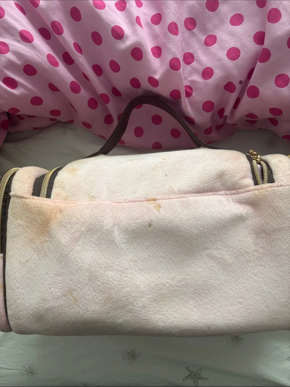 Juicy couture makeup bag